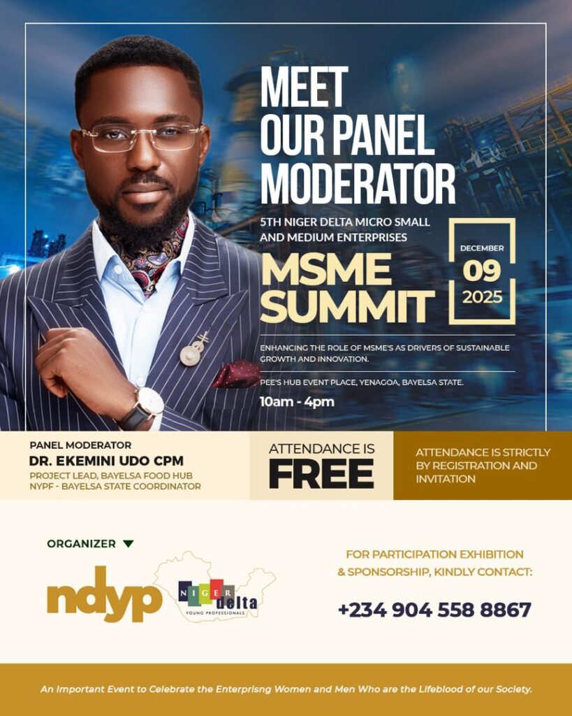 5th NDYP MSME Summit 2025 moderator 1